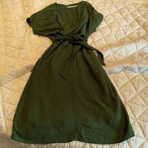 Suunday dolman dress in kombu